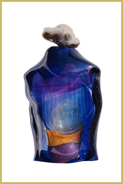 Maternità Cristallo-ametista. Cm. 52X28X25