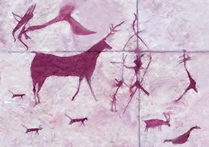 Cacería. Paper. Cm. 40X25