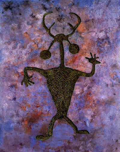 Dios de antes. Digital print. Cm. 100X120