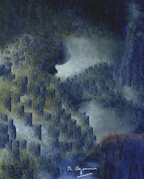 El amante de la montaña. Digital print. Cm. 100X120