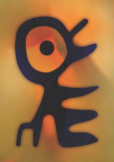 Papero pettine junto a una fruta de verano. Digital print. Cm. 100X120